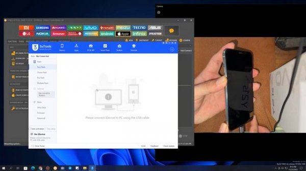 IPhone X ios 16.1.1 Bypass Passcode Successful Downgrade Firmware ios 15.6 RC Ramdisk UnlockTool.