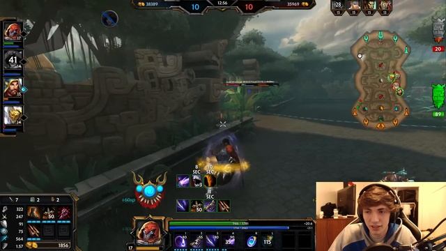 Smite: FULL POWER Bakasura Build - THE HUGE HEALS! смотреть онлайн