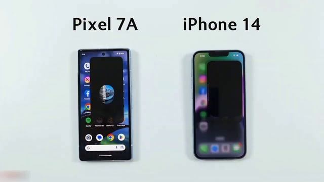 Google Pixel 7A vs Apple iPhone 14 Speed Test смотреть онлайн