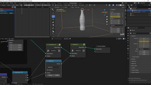 Blender3D - Morph between objects using Geometry nodes смотреть онлайн