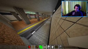 Киевское метро в майнкрафт Строительство станции Берестейская | Kyiv subway in minecraft |