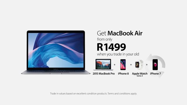 Trade in I New MacBook Air from only R5 499 смотреть онлайн