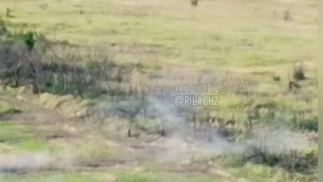 ⚡️СВО 18+ Нацисты засняли прилеты наших дронов и артиллерии прямо по украинской пехоте. смотреть онлайн