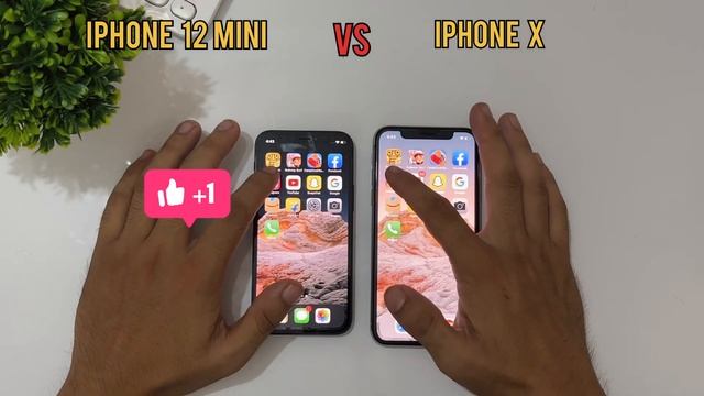 Iphone 12 mini vs Iphone X / speed test comparison 2022 смотреть онлайн