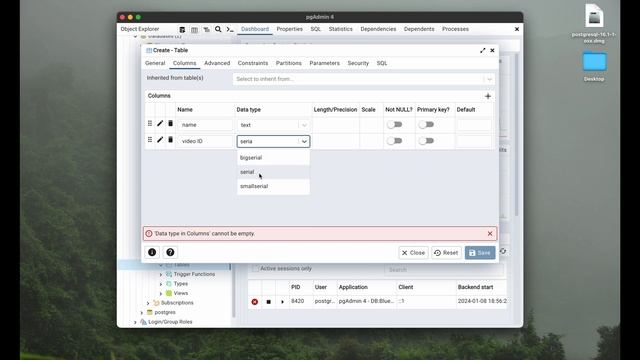 Basics of Postgres SQL database and pgAdmin on Mac смотреть онлайн