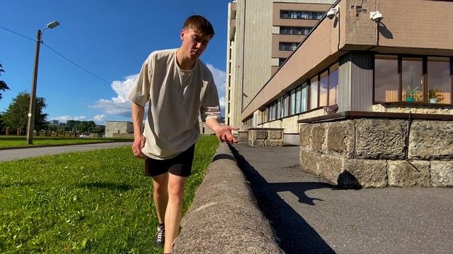 Отрабатываю полтора винта вперед - Паркур влог смотреть онлайн