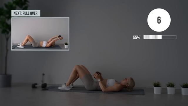 30 MIN TOTAL UPPER BODY Workout With Weights - Shoulders, Chest, Back and Arms with Dumbbells