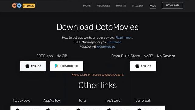 Coto Movies app error on IOS смотреть онлайн
