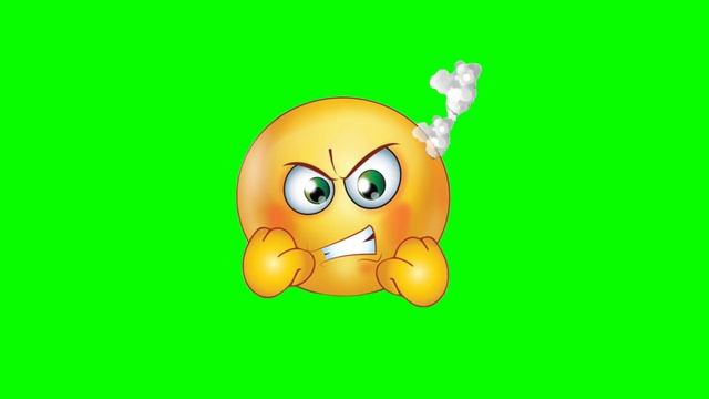 😡angry emoji greenscreen with sound effect || for fact and others video || #emoji#viral#greenscreen смотреть онлайн