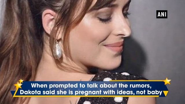 Dakota Johnson not pregnant with Chris Martin’s baby - #ANI News смотреть онлайн