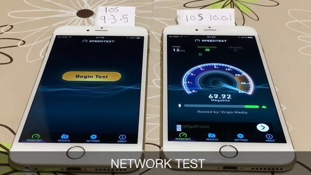 Iphone 6s plus (Official IOS 10.0.1 VS 9.3.5) смотреть онлайн