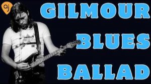Gilmour Blues Backing Track Guitar Backing Track (D Minor 128 BPM)