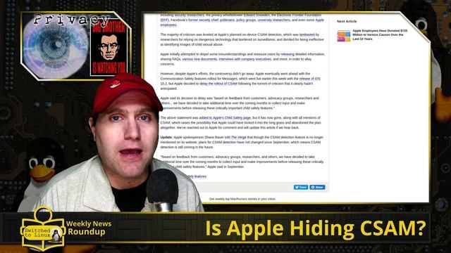 Is Apple Hiding CSAM? смотреть онлайн