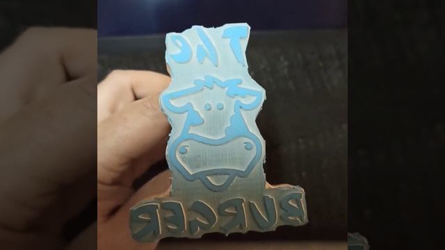 Штамп из резины для печати на бумаге. смотреть онлайн