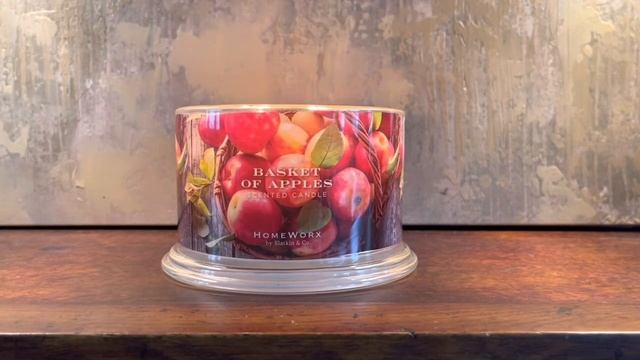 Candle Review- Basket of Apples from Homeworx (aka Farmstand Apples) смотреть онлайн