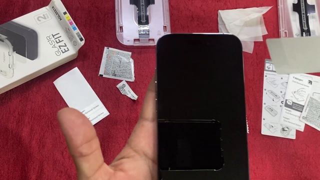 Installing the easiest screen protector || Spigen tempered glass for iPhone 14 Pro || #iphone14pro смотреть онлайн