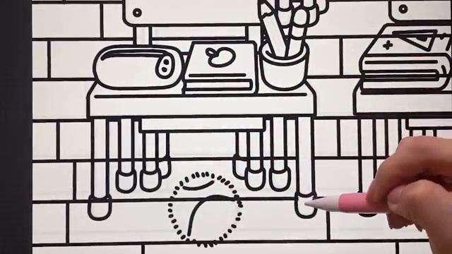 (eng) ASMR 미니 핑크 학교 그리기 💖 Pink School 💕| 사각사각 톡톡 아이패드 채색 드로잉 ✏️ 작은 소품 🤍 смотреть онлайн
