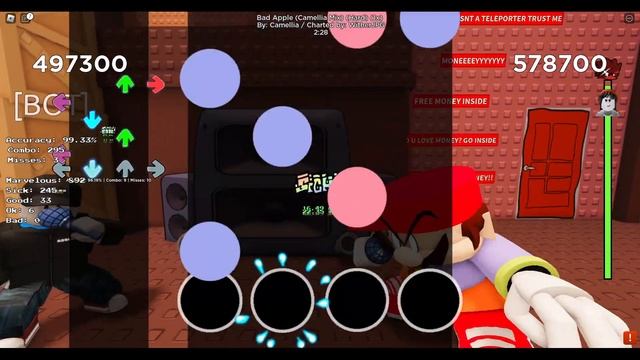 [Friday Night Bloxxin] Bad Apple (Camellia Mix) Hard - S Rank | 98.75% смотреть онлайн