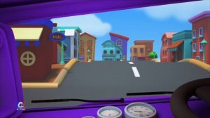 Колеса на автобусе, уличное транспортное средство видео для детей