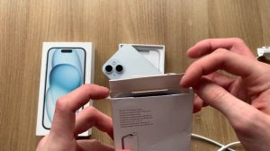 Iphone 15 Распаковка + ASMR / unboxing + ASMR