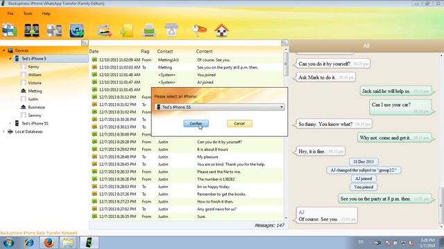 iPhone WhatsApp Transfer - Merge WhatsApp Chat History between iPhones смотреть онлайн