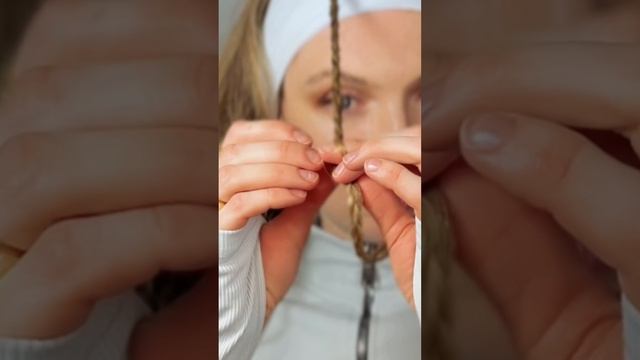 Если у тебя есть повязка на голову, сделай эту причёску! #повязканаголову смотреть онлайн