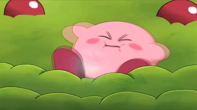 LITTLE TINY KIRBY ON WHISPY WOODS EATING APPLE смотреть онлайн
