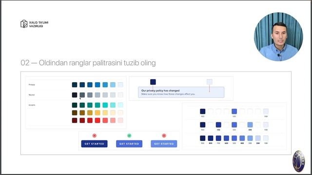 Veb-dizayn. 18- Dars. Ranglar Nazariyasi