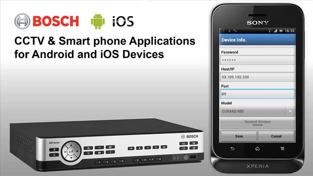 Bosch DVR Camera Viewer Application for Android and iOS smartphones смотреть онлайн
