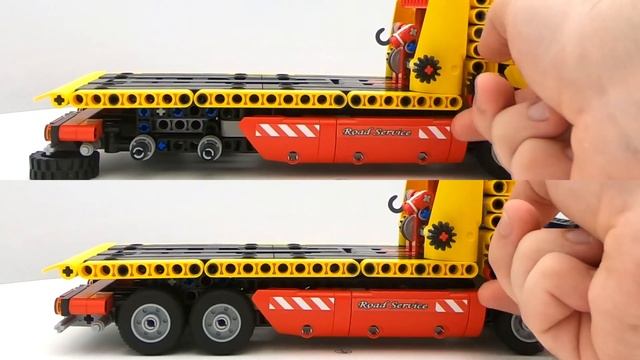 Mini Manual Technic 8109 Flatbed Truck [Free Instructions]
