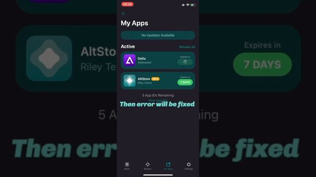 Altstore fix error message 1011 very easy смотреть онлайн