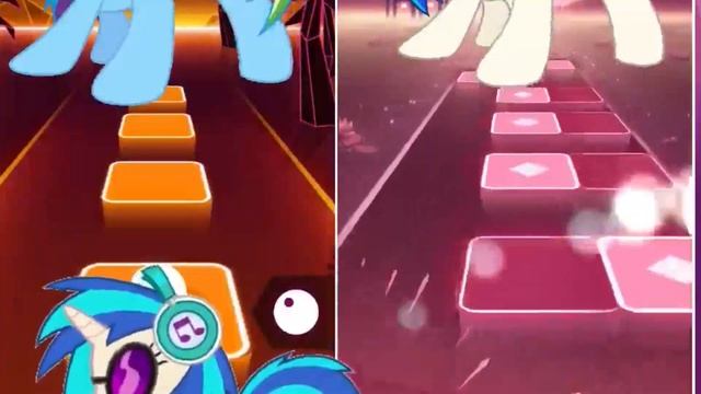 05 Rainbow Dash   Pinkiepie   Dj Pony   Applejack Song TilesHopEDMRush #rainbowdash #applejack