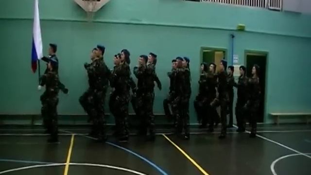 Победа на районном этапе Смотра строя и песни 14.11.2013 г. смотреть онлайн
