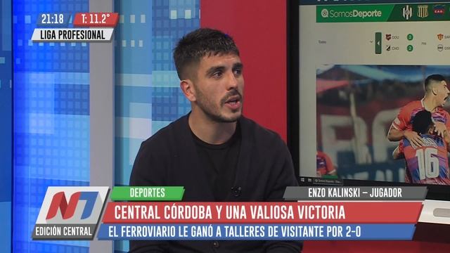 Mesa del Deporte: Enzo Kalinski y su presente en Central Córdoba смотреть онлайн