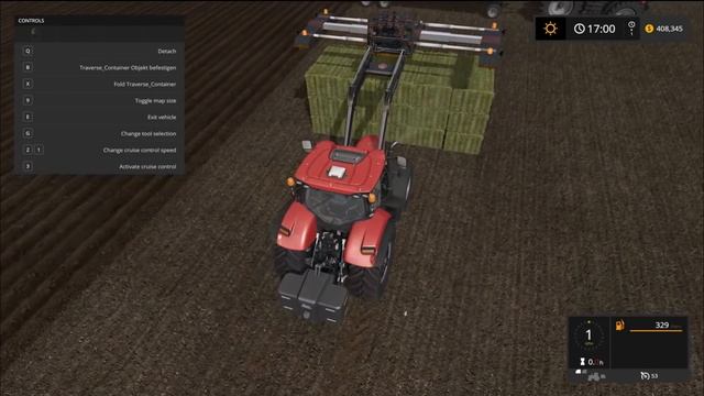 Farming Simulator 17 - Amazing Wood Crusher Mod, Pistonbully, Traverse Container "Mod Review" смотреть онлайн