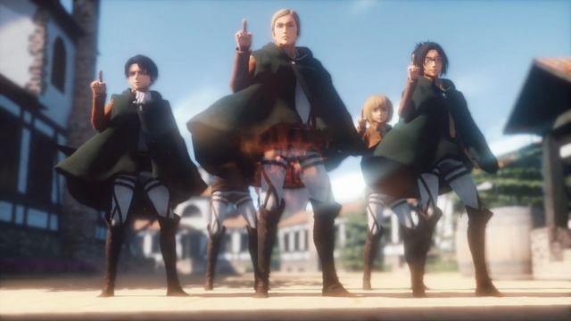 【MMD】Little Apple 【Attack on Titan】+Motion DL смотреть онлайн