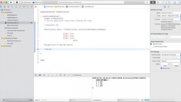 How to work with NSDictionary And NSMutableDictionary in objective C.