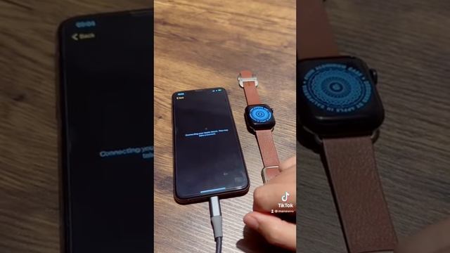 My first Apple Watch. Easy to set up. Series 8 midnight 41 mm with umber modern buckle. смотреть онлайн