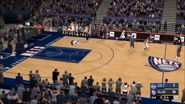NBA 2K2 Re-imagined: Pistons vs Nets Cpu vs Cpu Beta W.I.P. for 2K19 смотреть онлайн