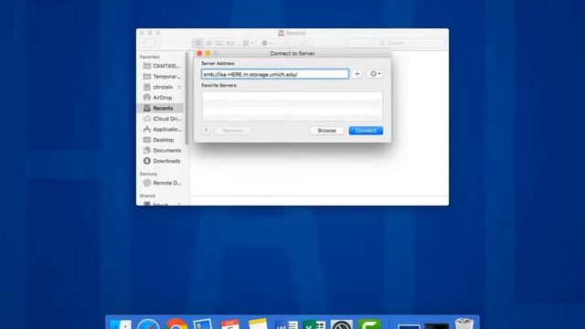 Mapping a Shared Drive (Mac) смотреть онлайн