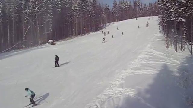 Буковель 2012(с высоты подъёмника).AVI смотреть онлайн