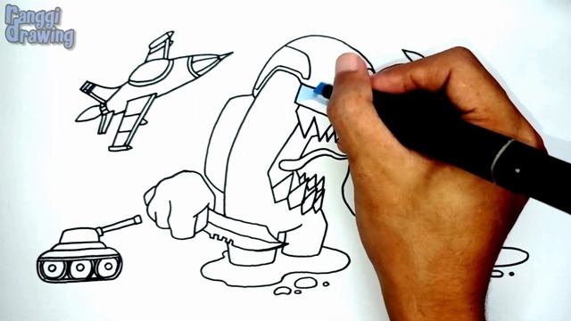 How to Draw AMONG US ISRAEL FLAG смотреть онлайн