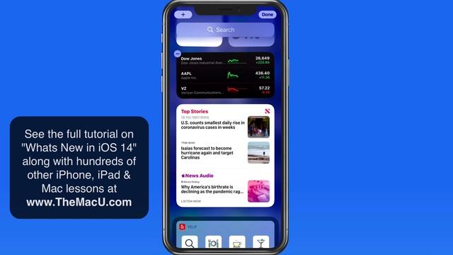 iOS 14 Tutorial - Widgets on the iPhone Home Screen(s) смотреть онлайн