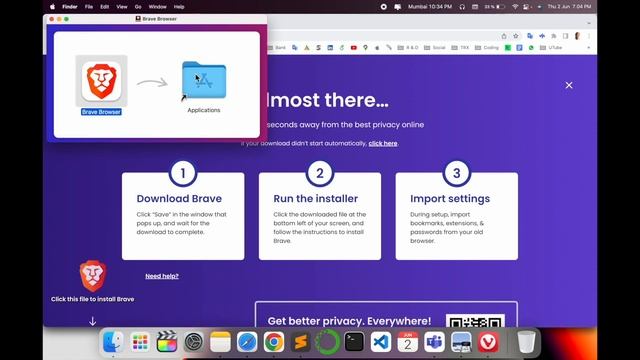 How to install Brave Browser on Mac | Brave Browser Download смотреть онлайн