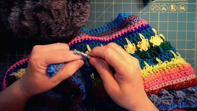 Crochet Prayer Shawl ~ Yarn Stash Buster ~ Vanna White Pattern смотреть онлайн
