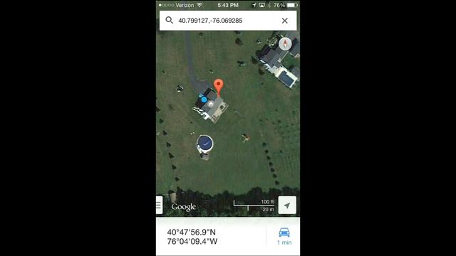 Drone Mods UAV Locator GPS Tracker IPhone Demo