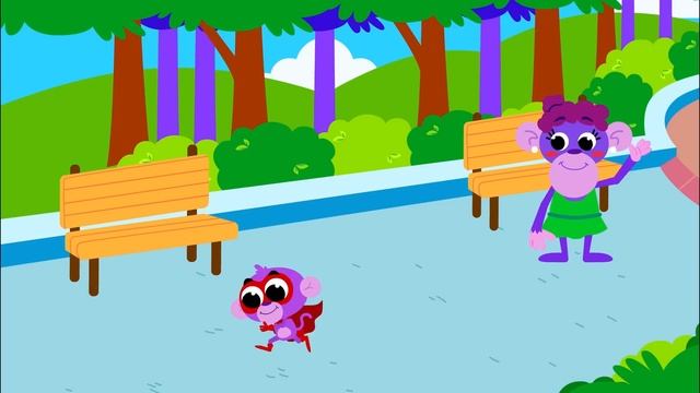 Valentines Day Song with Apples and Bananas, No No, Princess Song | Kids Songs by Little Angel смотреть онлайн