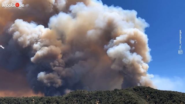 Apple Fire Timelapse in Oak Glen, California || WooGlobe смотреть онлайн