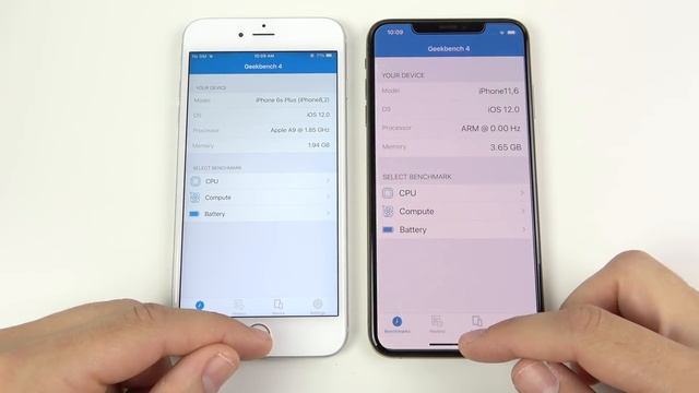iPhone 6S Plus vs iPhone XS Max Speed Test! смотреть онлайн