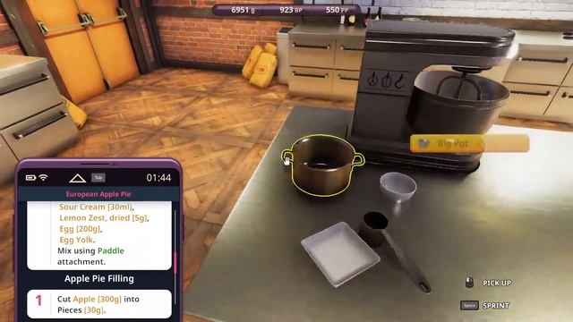 Cooking Simulator EP160: [Cakes & Cookies DLC] Recipe 20 - European Apple Pie смотреть онлайн